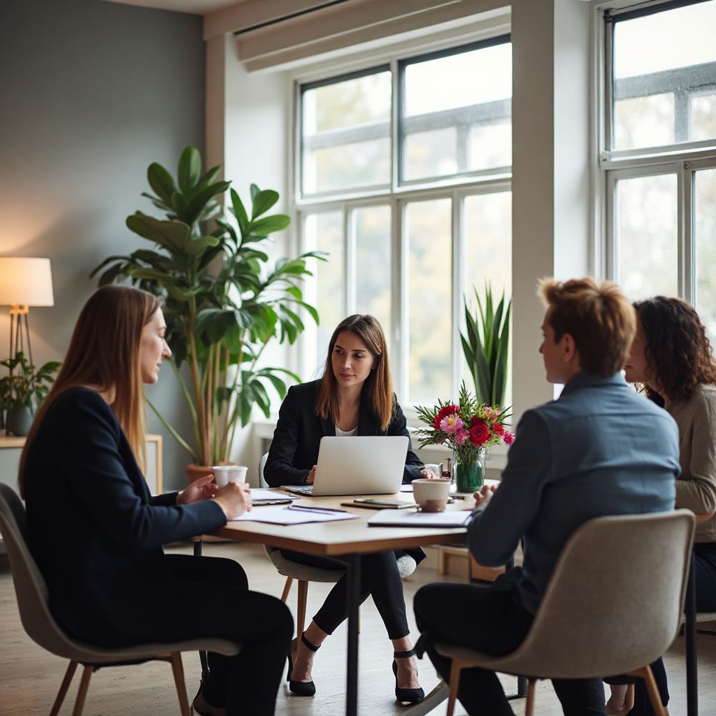 Echipa BatelyBFarmyard într-o sesiune de brainstorming